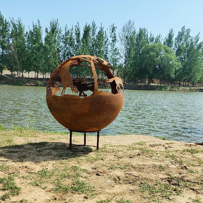 Corten Steel Outdoor Fire Bowl