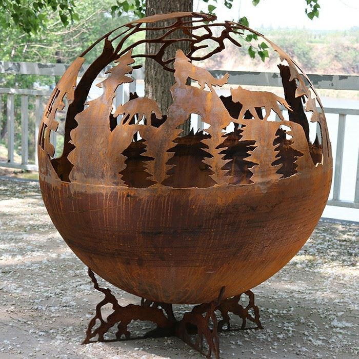 Corten Steel Outdoor Fire Bowl