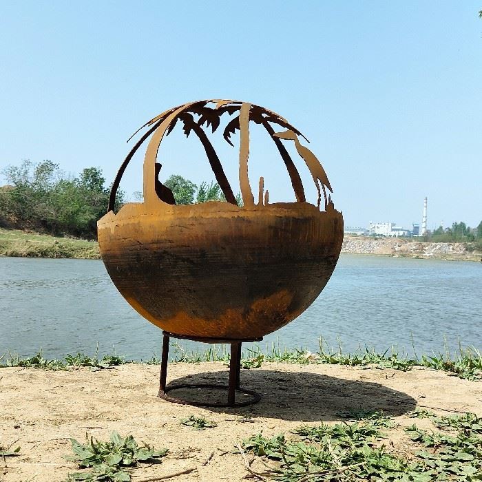 Corten Steel Outdoor Fire Bowl
