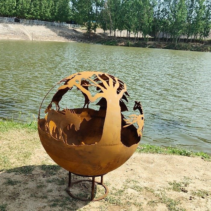 Corten Steel Outdoor Fire Bowl